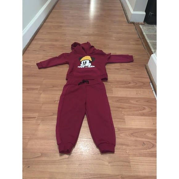 Disney Junior Mickey Mouse Unisex Baby Jogging SuitSweatsuit Size 18 Mon… - Picture 2 of 8